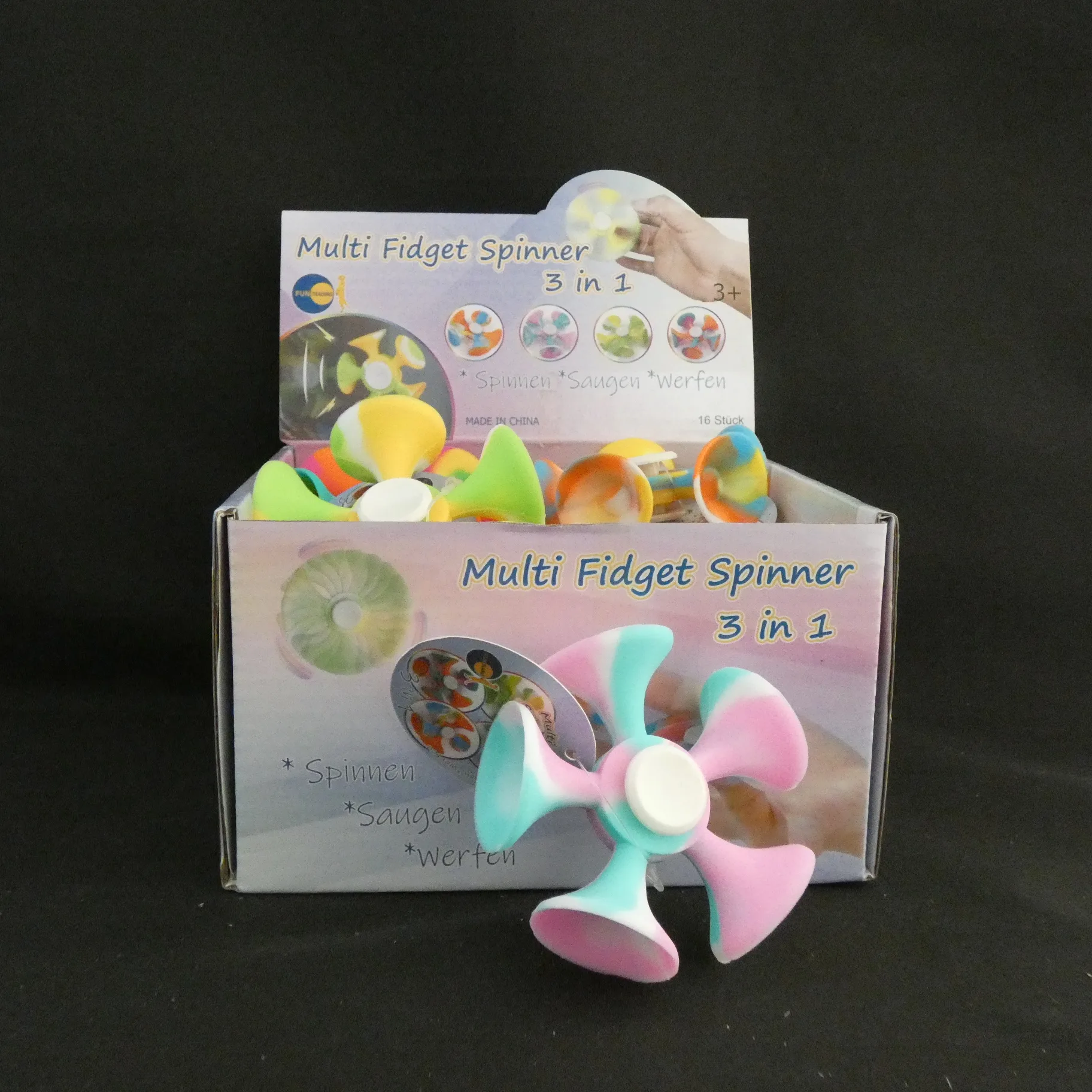 Multi fidget 3 in 1